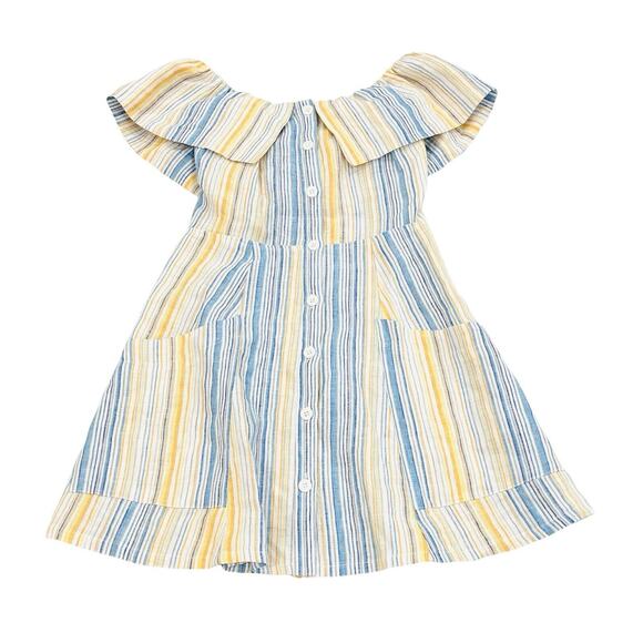 Reformation Multicolor Striped Off-Shoulder Mini Dress - Picture 3 of 7